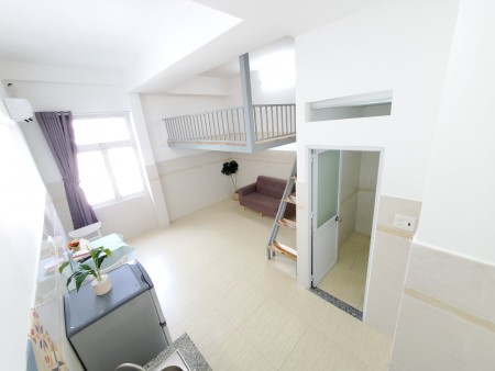 Căn hộ gác lửng 30m2 full NT gần đại học CÔNG NGHIỆP đường Thống Nhất Quận Gò Vấp