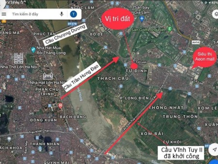 Chính chủ nhờ bán 99m đất thổ cư Tư Đình Quận Long Biên giá đầu tư sinh lời, pháp lý chuẩn