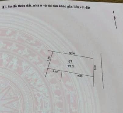 Bán đất tặng nhà 2 tầng đúc, đường rộng 10m, đất 73m, giá bán chỉ 3.7 tỷ, khu an ninh