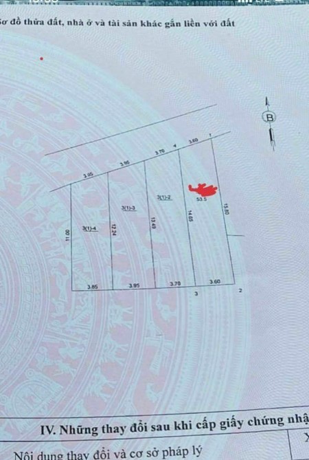 CC nhờ Cần bán 53m gần trục chính Ngô Xuân Quảng, Trâu Quỳ, Gia Lâm