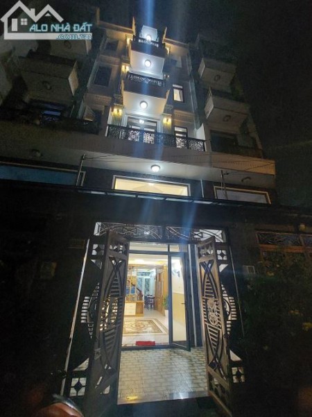 Hẻm xe hơi giáp Tân Bình khu phân lô tặng nội thất dtsd 56m2, 5 tầng đúc, nhỉnh 6 tỷ