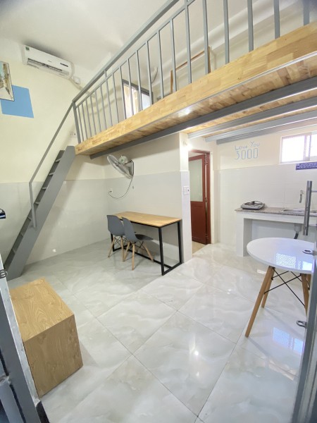 Trọ Gác Lửng 25m2 sẵn nội thất cơ bản 7' đến ĐH Công Nghiệp Thực Phẩm Hoàng Bật Đạt - Tân Bình