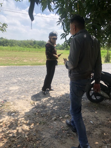 Bán gấp lô đất mặt tiền thị trấn Bến Cầu, huyện Bến Cầu, sổ hồng riêng, lh 0914165157