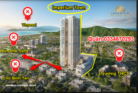 +1 IMPERIUM TOWN NHA TRANG - Căn hộ sở hữu lâu dài - Vị trí đắc địa giá CDT