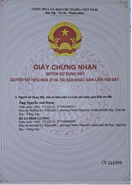 Chính chủ bán gấp giá tốt hơn diện tích 16000m2 đất tại Phú Mỹ Bà Rịa Vũng Tàu