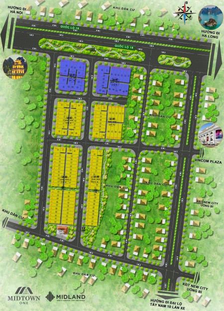 Nhà phố thương mại sổ đỏ lâu dài trung tâm thành phố Uông Bí, Quảng Ninh giá tốt đầu tư