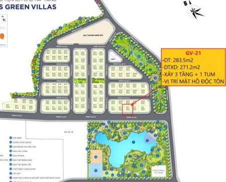 Biệt thự đơn lập VIP mặt Hồ Vinhomes Green Villas Nam Từ Liêm. Giá và Chính sách vay mới nhất.