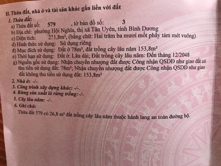 Đất thổ cư Bình Dương ngay cổng khu công nghiệp VISIP 3 cực tiềm năng