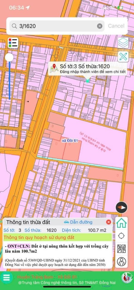 Đất sinh lời cao TRảng Bom, Đồng Nai đầu tư sinh lời gấp 4, liên hệ 0362998017