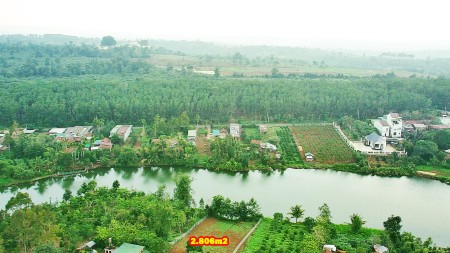 Phát Hiện Lô Hồ Đẹp 2.806m2 Có 400m thổ cư KDC Đông Đúc, Dân Trí, 3 Phút Ra QL14