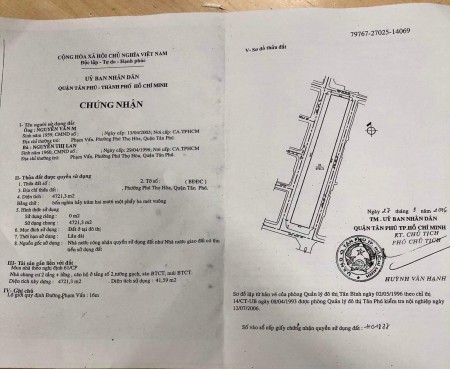 Căn hộ ở lầu 1/DT 41m2 mặt tiền đường Phạm Vấn giá 1,69 tỷ C/c chỉ có 2 lầu rất đẹp và thông thoáng
