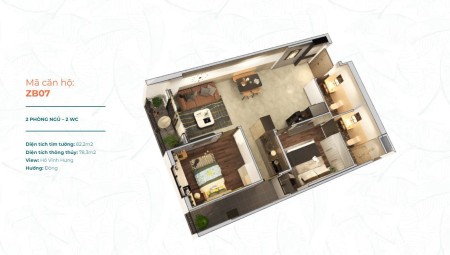 Cần bán căn hộ chung cư Feliz Homes Quận Hoàng Mai, hướng đẹp kiến trúc nhà hiện đại