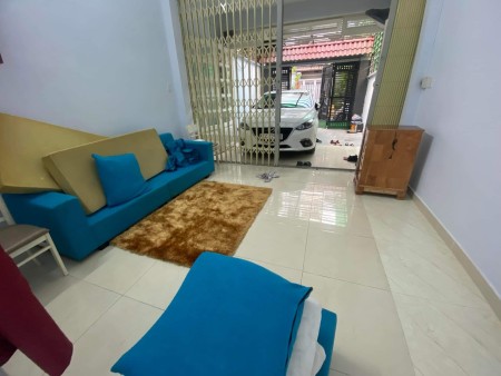 Cho thuê nhà 1 trệt + 1 lầu mặt tiền đường số Tân Quy, giá 15 triệu/tháng, khu dân cư