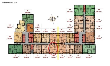 Giỏ hàng Carillon 7, Tân phú mới nhất, diện tích sử dụng 88m2, giá tốt 3.3 tỷ