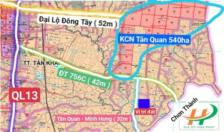 Chỉ cần có 400 triệu bạn sẽ sở hữu được 1 nền đất 220m2 có thổ cư, sổ hồng riêng. Tại Hớn Quản Bình