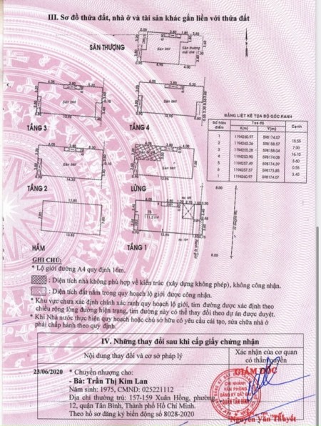 Mặt tiền nhà 122 Đường A4 Phường 12 Quận Tân Bình -37,7tỷ -105m2
