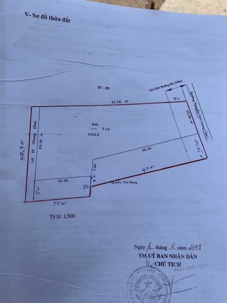 Cần cho thuê đất sử dụng lâu dài, tiện tích 2000m2, giá thoả thuận, đường Nguyễn Văn Lộng