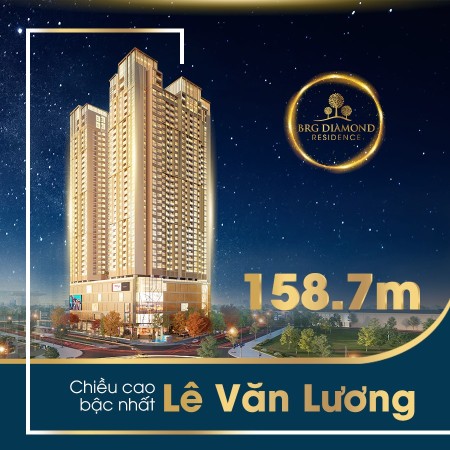 Bán căn hộ Á hậu 4 phòng ngủ 158m2 BRG 25 Lê Văn Lương diện tích lớn cực hiếm, CK 6%, HTLS 0%