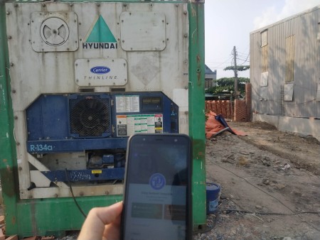 Cho thuê Cont 40 feet trong kho lạnh, khu dân cư Vĩnh Phú 2, giá tốt, vị trí đẹp