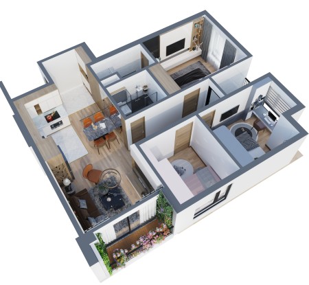 Duy nhất căn 3PN (81m2) tầng 5, ban công Đông Nam. Chỉ 2.4tỷ tại Phương Đông Green Home-Long Biên
