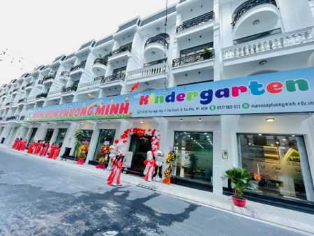 Bán nhà mặt tiền Tân Phú diện tích sử dụng 8x18 5 tầng thang máy dtsd 720m2 Sàn