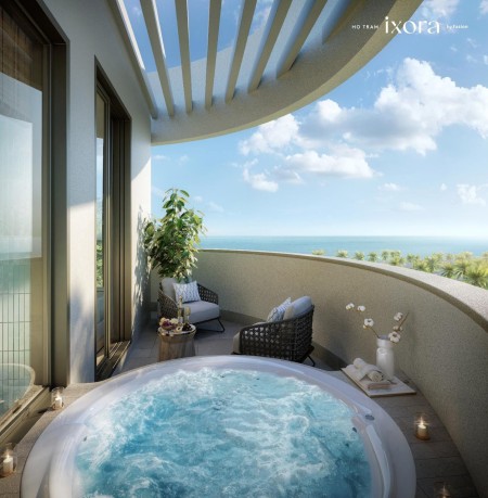 Bán căn góc condotel 2PN Ixora Hồ Tràm, view đẹp, cam kết LN 8%/năm giá tốt đầu tư