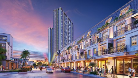 Bán shophouse 4 tầng, quy hoạch phố đi bộ, mặt tiền đường Hóa Sơn 10 lh 0586061373