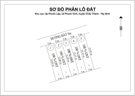 Đất nền Châu Thành Tây Ninh giá f0 chưa qua đầu tư bao sang tên công chứng