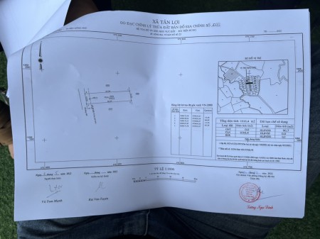 Đất tại Tân Lợi, Đồng Phú, gần ngay KCN Becamex 6300ha đường lớn xe ra vào thoải mái