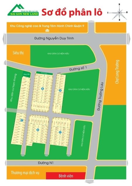 Kẹt tiền nên bán gấp 57m2(4x14) Saigon New Land Trường Lưu Long Trường Quận 9