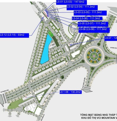 Bán nhà liền kề dự án khu đô thị VCI MOUNTAIN VIEW giá gốc từ chủ đầu tư, lh 0988096443