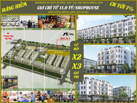 BÁN LIỀN KỀ DỰ ÁN KĐT HAPPYLAND - ĐÓN SÓNG ĐÔNG ANH LÊN QUẬN