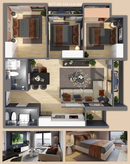 Nhận Đặt Chỗ Dự án The Lines tổ hợp căn hộ chuẩn 5 sao nằm trong đại đô thị Triệu Cây Xanh