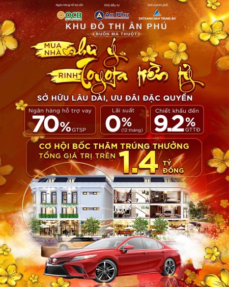 Chiết khấu lên tới 9,2%, lãi suất 0% khi sở hữu căn shophouse hà huy tập lộ giới 32m