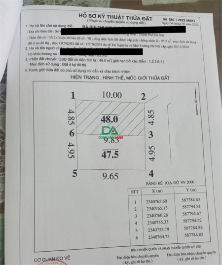 Bán đất tổ 17 thị trấn Đông Anh giá rẻ, diện tích nhỏ xinh chỉ 32 triệu/m2, khu dân cư