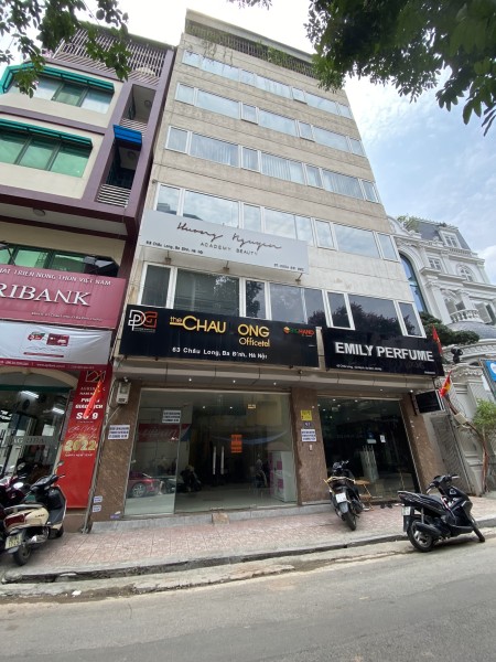 ⭐ Cho thuê Văn Phòng, MBKD Mặt phố Châu Long- Ba Đình DT 80m2/tầng, MT>9m.