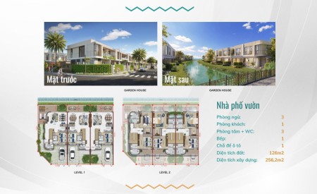Bán Shophoue, Nhà phố vườn , Nhà phố vườn 3 khóa dự án Venezia beach đầu tư 3 tỷ chiết khấu 15%.