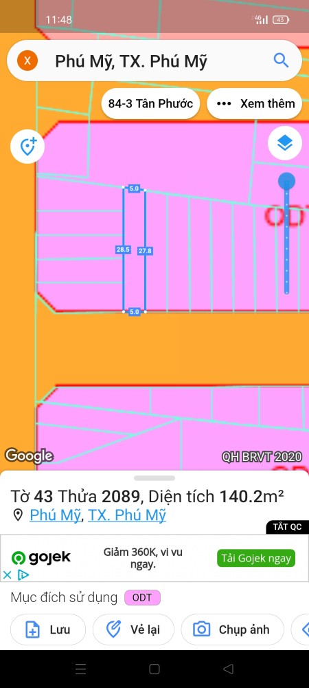 Đất nền mặt tiền tại Phường Phú Mỹ giá sốc 34 triệu/m2, liên hệ 0901372508
