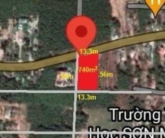 Cần bán lô đất 3 mặt tiền quốc lộ 55 xã sơn mỹ hàm tân bình thuậ, siêu víp siêu hót rẽ nhất khu vực