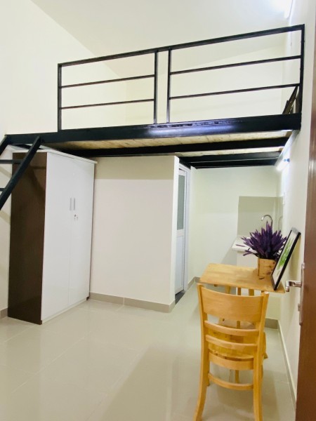 Cho thuê phòng trọ gác lửng đẹp giá sinh viên, nội thất cơ bản, mới sạch sẽ phòng rộng thoáng