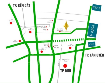 Chính thức mở đặt chỗ dự án RichLand Residence ngay KCN VSIP2 giá chỉ từ 1tỷ3/nền, LH 0335166099