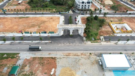 Khu đô thị Phú Mỹ Lộc nằm ngay mặt tiền quốc lộ 1A thị trấn Tam Quan tiện ích đầy đủ
