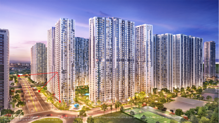 Bán căn 2 ngủ 2 WC 59m2 rẻ nhất Vinhomes Smart City giá nhỉnh 2,1 tỷ pháp lý chuẩn