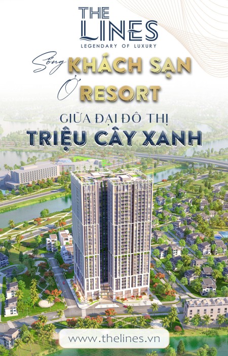 Mở bán căn hộ cao cấp The Lines pháp lý chính chủ giá bàn giao ngay, có sẵn nội thất