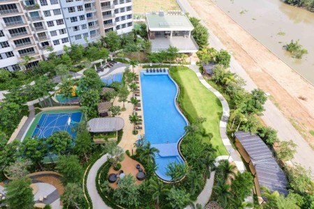 2 phòng ngủ Palm Heights cho thuê nha siêu đẹp view nội khu hướng gió 17 triệu/tháng, 0938221611
