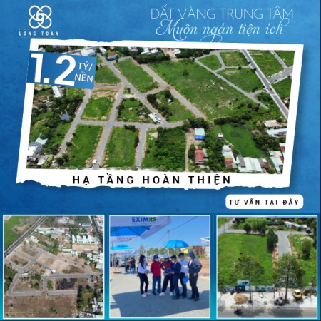 Bán đất nền khu nhà ở Long Toàn, Bà Rịa, hạ tầng hoàn thiện, giá tốt đầu tư sinh lời