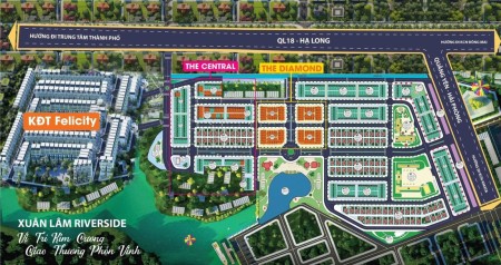 Đất nền dự án Xuân Lâm Riverside Uông Bí Quảng Ninh, pháp lý đầy đủ
