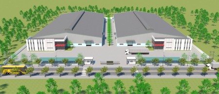 Cho thuê kho xưởng mới xây*6480m2 trong KCN Châu Đức, Tỉnh Bà Rịa Vũng Tàu