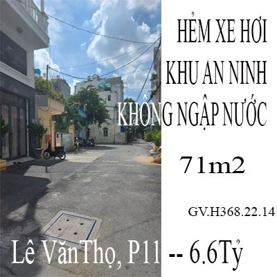 Bán nhà đẹp khu an ninh hẻm xe hơi ngủ trong nhà diện tích lớn, giá 6.6 tỷ