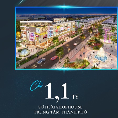 Cần tiền bán gấp trả nợ, bán căn shophouse liền kề KCN 100m2 1tỷ4